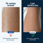 Toalla Exfoliante de Ducha Antibacteriana MielleGlow