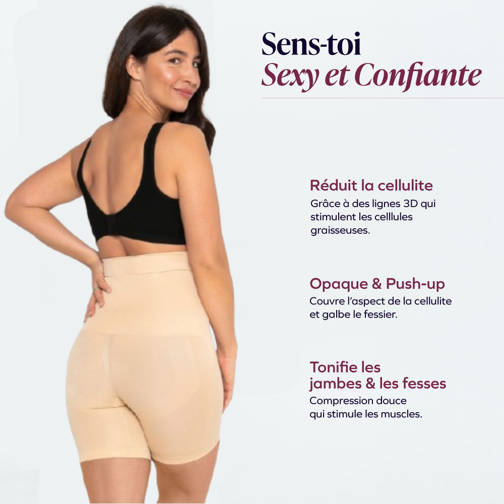 Short 3D - Taille Haute Ultra Correcteur