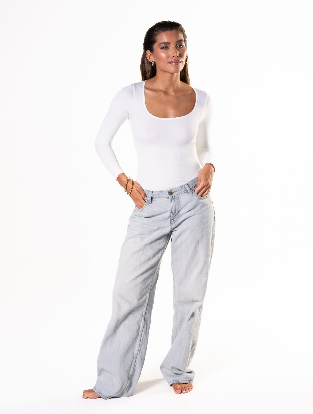 Body à Manches Longues et String